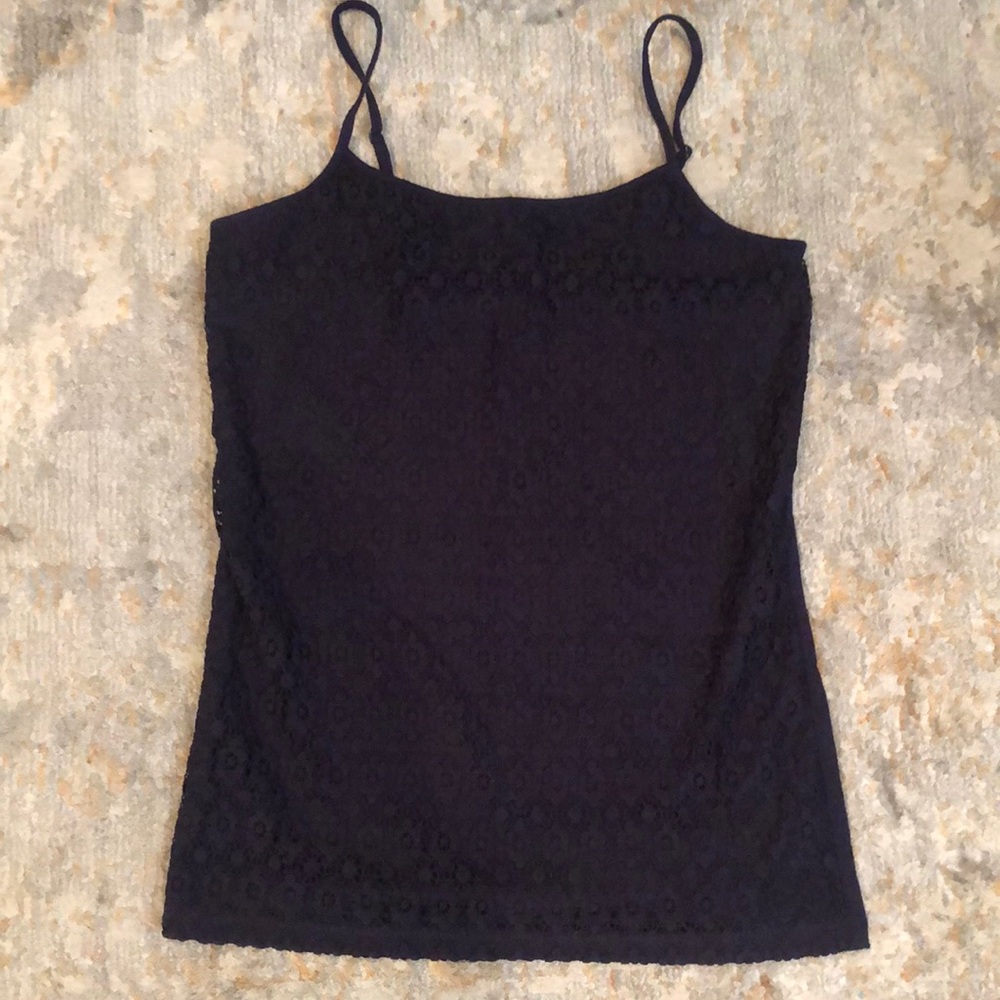 Ann Taylor loft navy tank top size XS